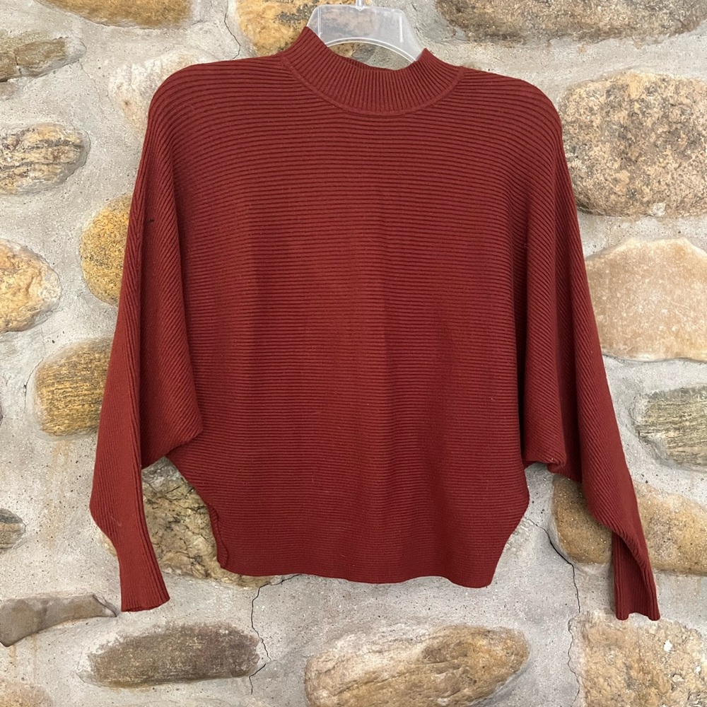 Forever 21 Brick Red Turtleneck Sweater